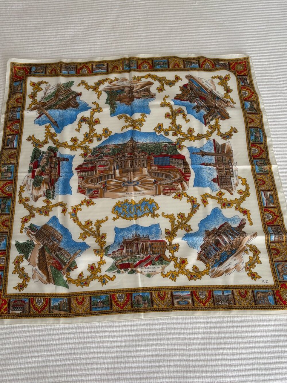 Rome Motif Scarf